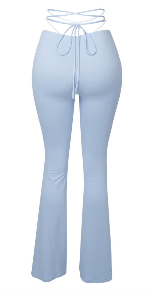 Tie Me Up Leggings (Baby Blue)