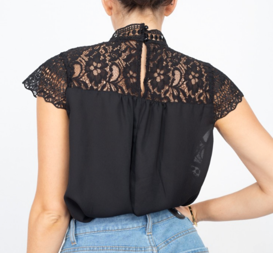 Living for Lace Top