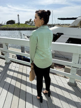Load image into Gallery viewer, Sultry Sage Open Front Blouse