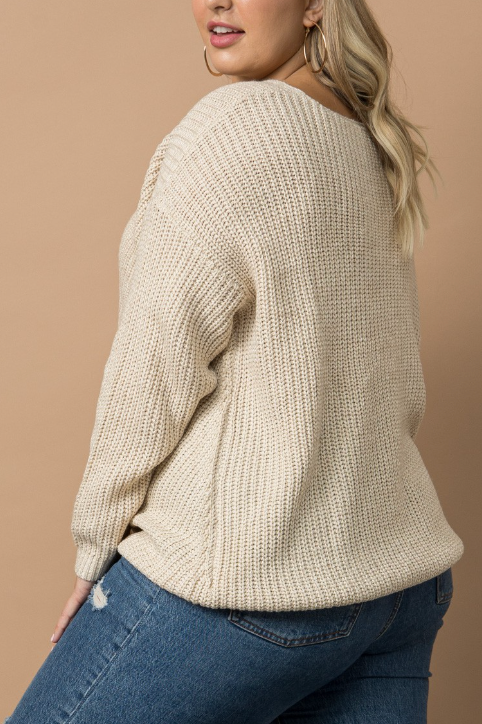 Ribbed Knit Sweater