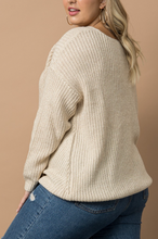 Load image into Gallery viewer, Ribbed Knit Sweater