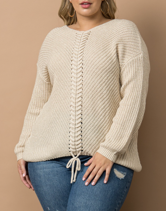 Ribbed Knit Sweater