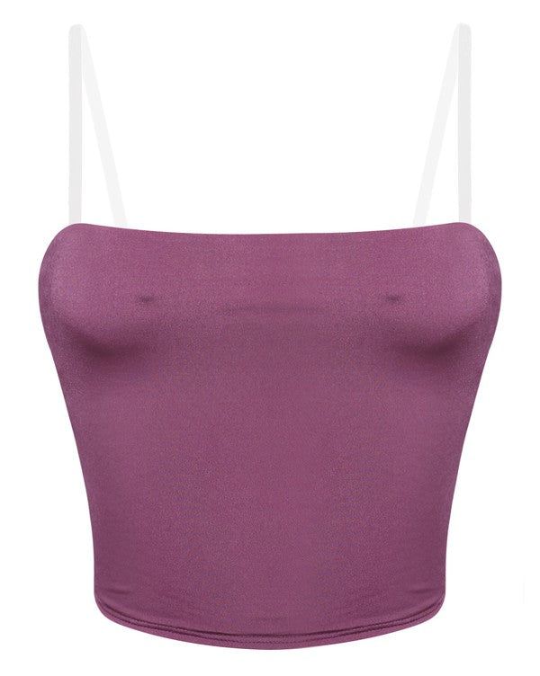Very Plum Crop Top