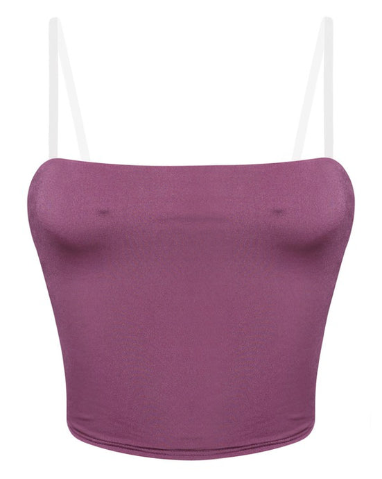 Very Plum Crop Top
