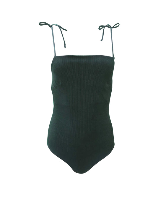 Green Corduroy Bodysuit