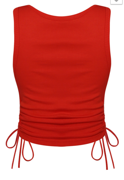 So Red Crop Top