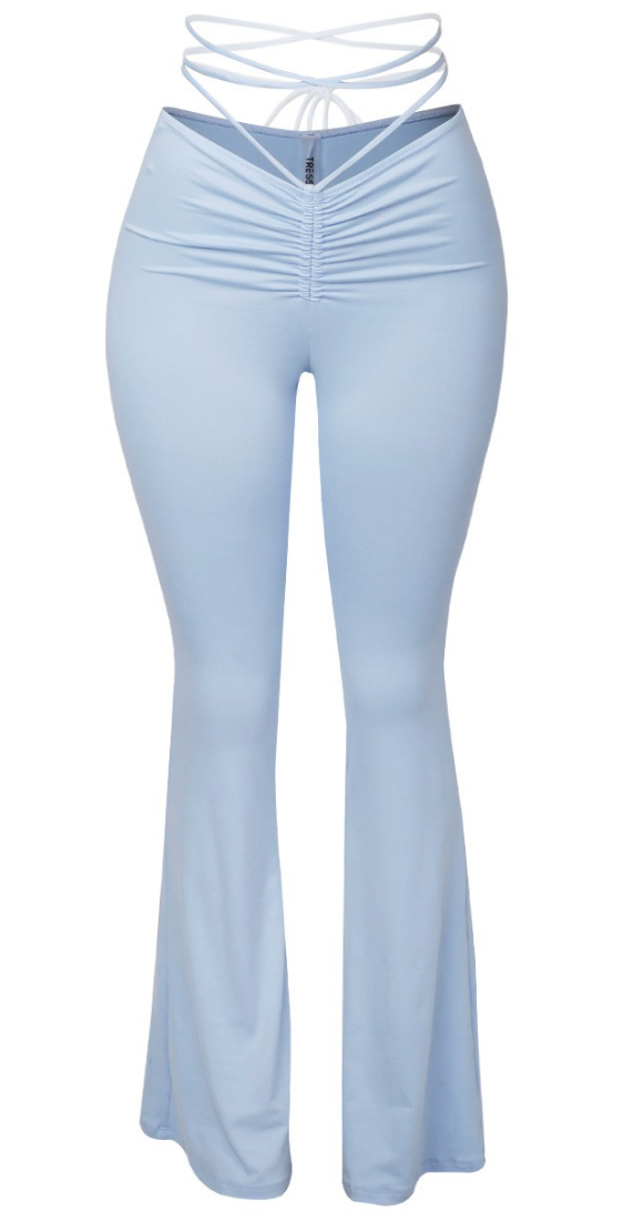Tie Me Up Leggings (Baby Blue)