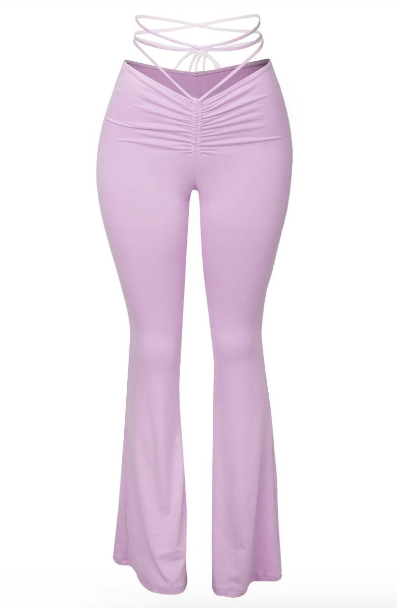 Tie Me Up Leggings (Lavender)