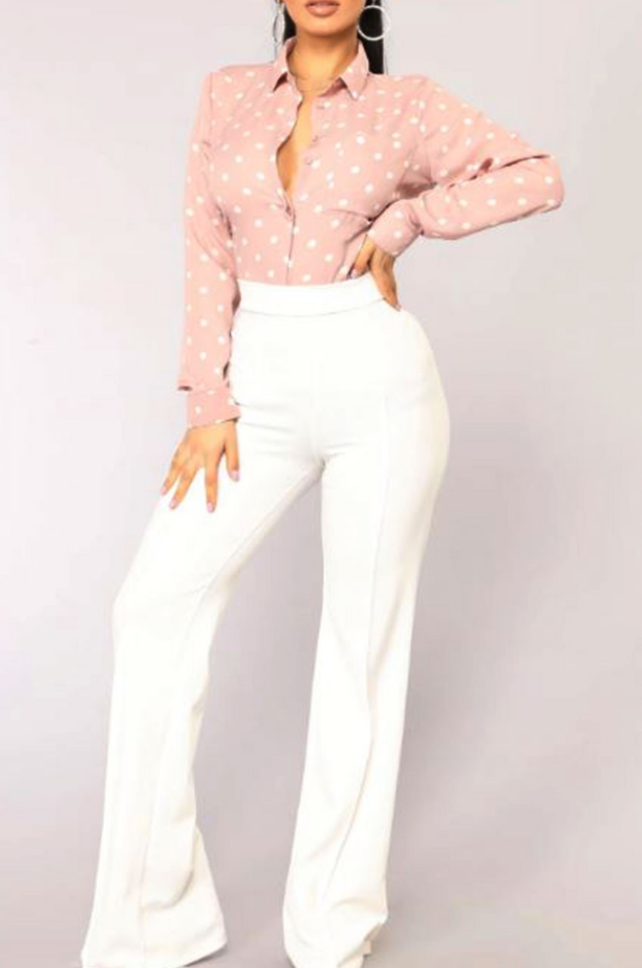 On Point Polka Dot Top