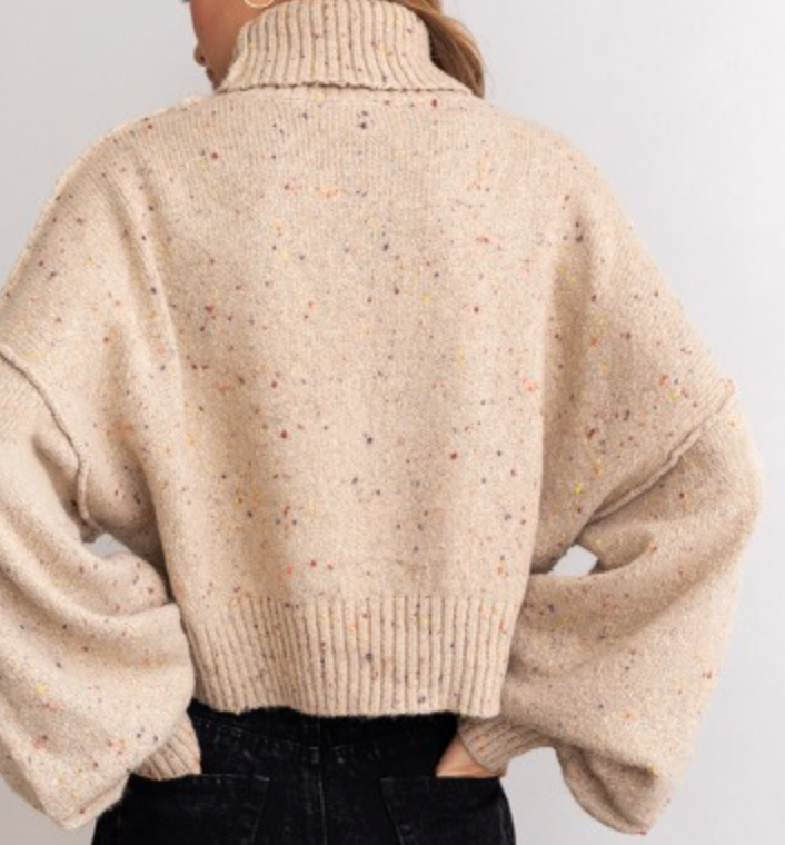 Cozy and Colorful Oversized Sweater Top