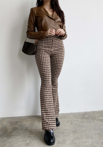 Cut It Houndstooth Knit Pants
